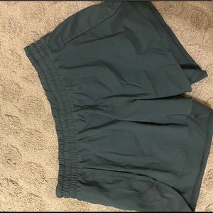 Teal Athleta shorts